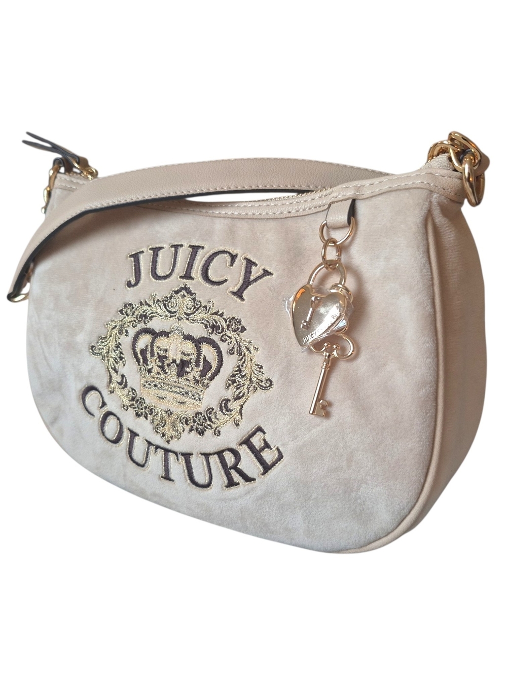 Juicy Couture Falling For Juicy Shoulder Bag With Gold Charm - Picture 2 of 7